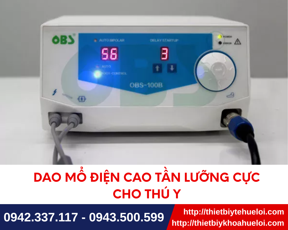 Dao mổ điện cao tần lưỡng cực cho thú y giá tốt
