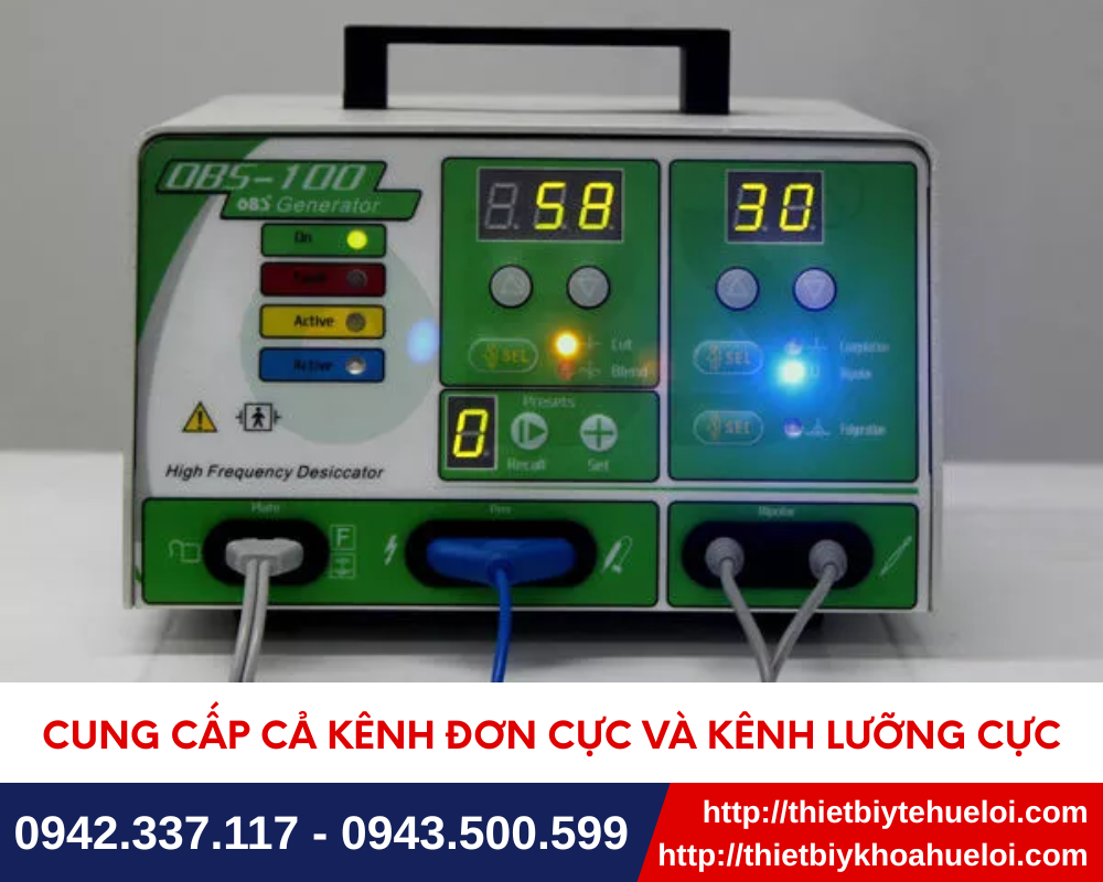 Vận hành linh hoạt 2 chế độ đơn cực và lưỡng cực chỉ với dao mổ điện đa năng thú y nhỏ gọn