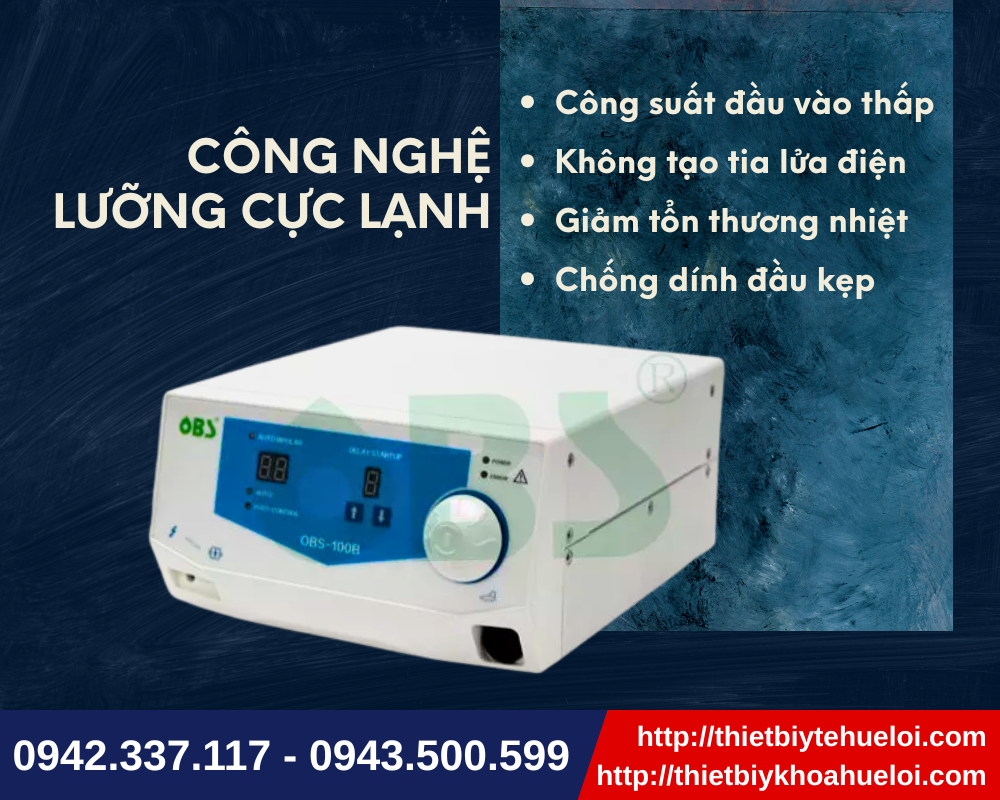 Dao mổ điện công nghệ lưỡng cực hiện đại