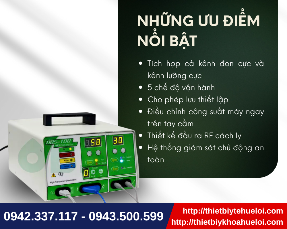 Những ưu điểm nổi bật của dao mổ điện đa năng 2 kênh đơn cực lưỡng cực cho thú y