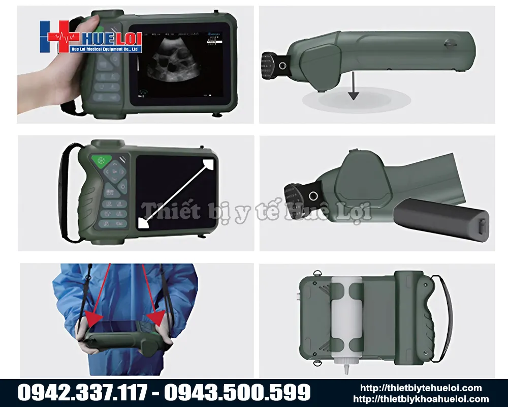 Máy siêu âm thai cho heo