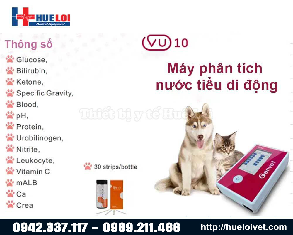 máy phân tích nước tiểu chó mèo